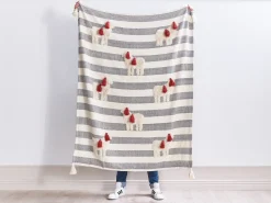 Coperta NAMTAR Cotone 125 x 150 cm Bianco