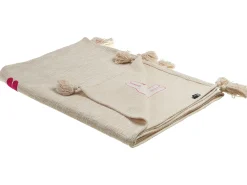 Coperta NANDYAL Cotone 130 x 180 cm Beige