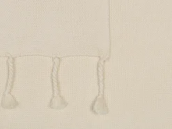 Coperta NAZILLI Cotone 125 x 150 cm Beige
