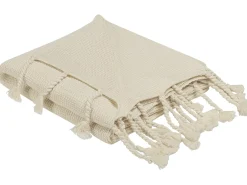 Coperta NAZILLI Cotone 125 x 150 cm Beige