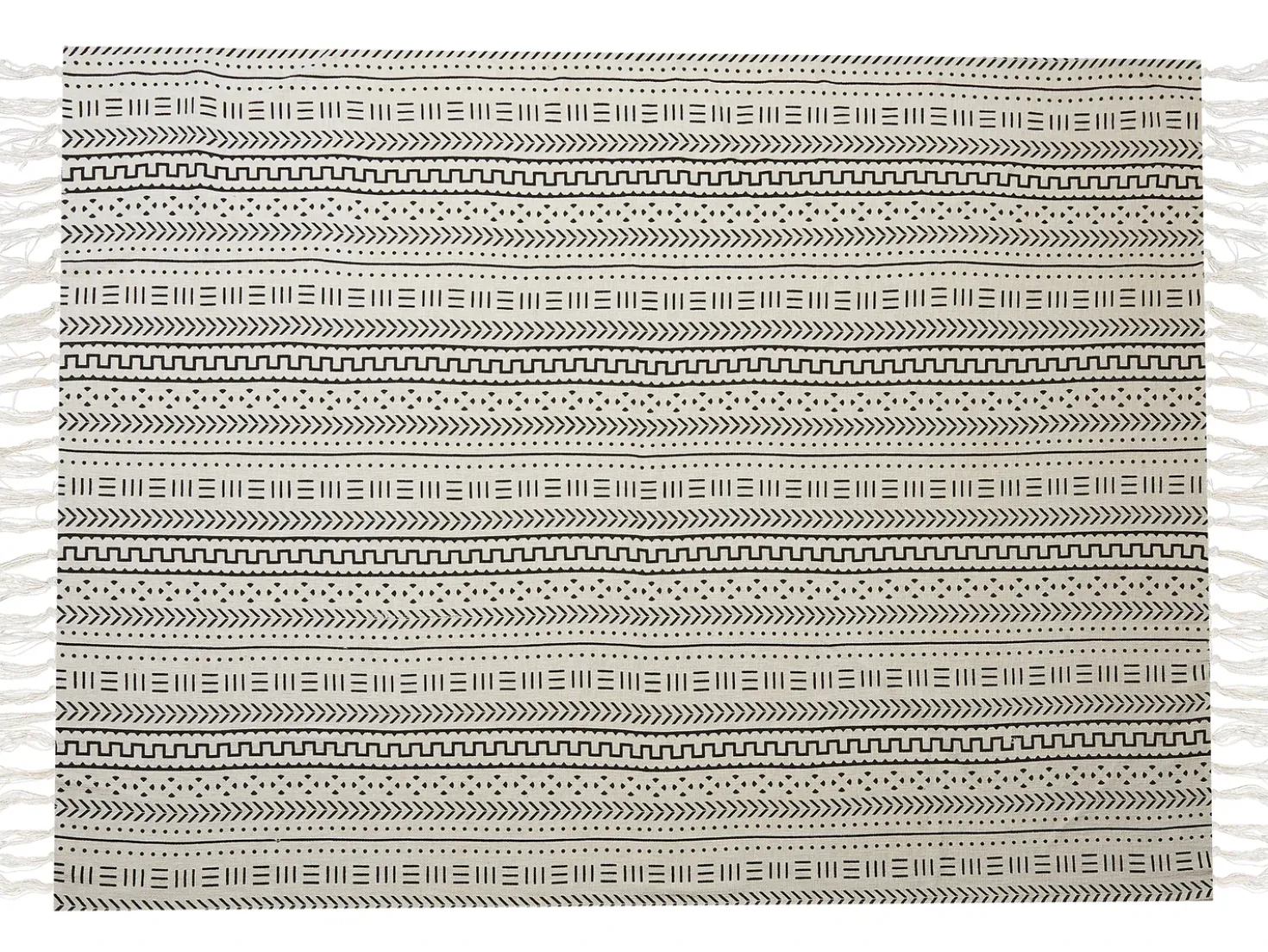Coperta PANVEL Cotone 130 x 180 cm Bianco