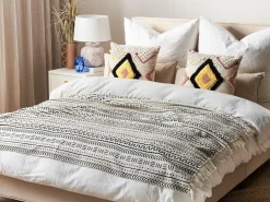 Coperta PANVEL Cotone 130 x 180 cm Bianco