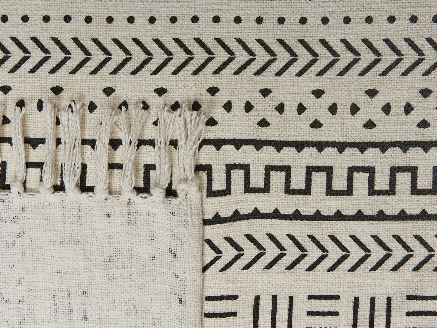 Coperta PANVEL Cotone 130 x 180 cm Bianco