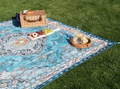 Coperta per picnic KOTLA 200 x 200 cm Blu