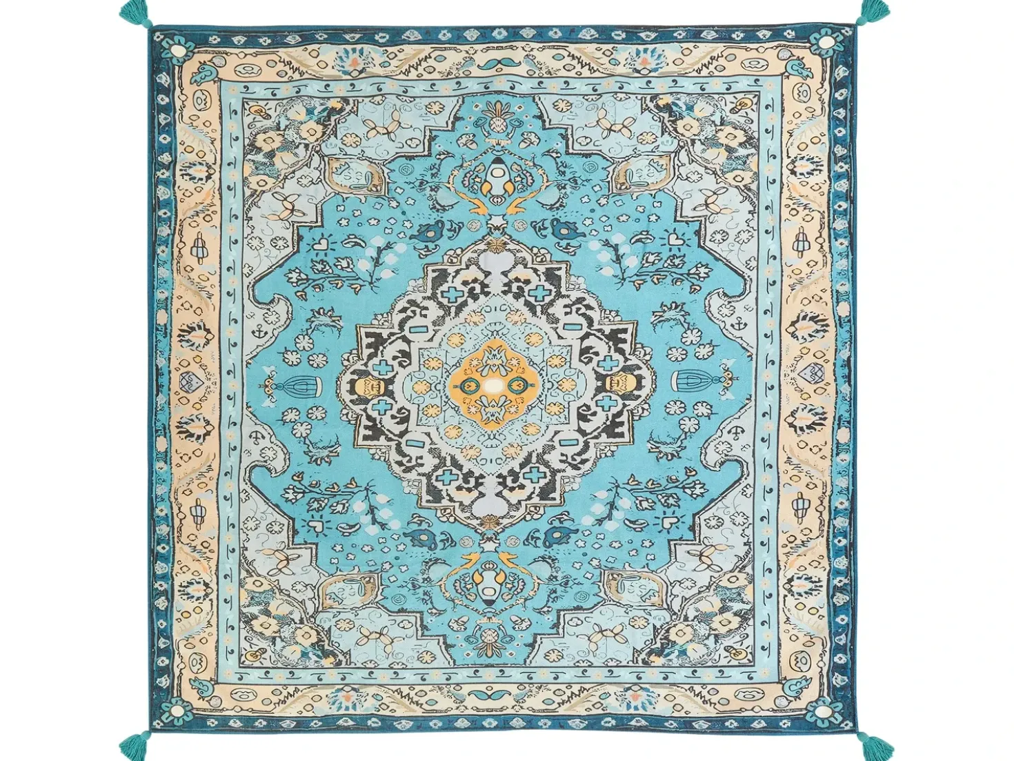 Coperta per picnic KOTLA 200 x 200 cm Blu