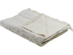 Coperta RAEBARELI Cotone 130 x 180 cm Beige chiaro
