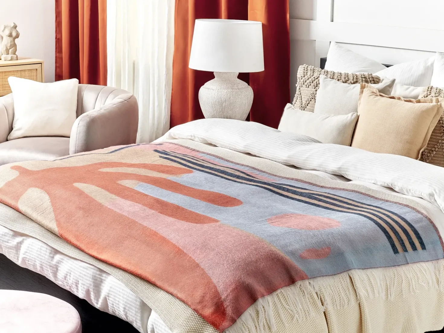 Coperta RESHA 130 x 170 cm Multicolore