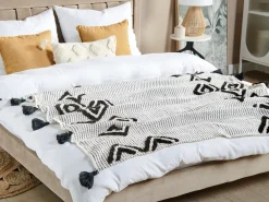 Coperta SAATLI 130 x 150 cm Bianco