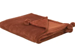Coperta SAITLER 200 x 220 cm Marrone dorato