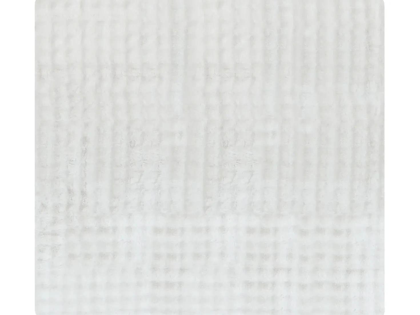 Coperta SALKA Finta pelliccia 200 x 220 cm Bianco