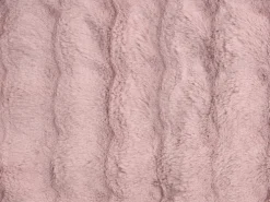 Coperta SALKA Finta pelliccia 200 x 220 cm Rosa pastello