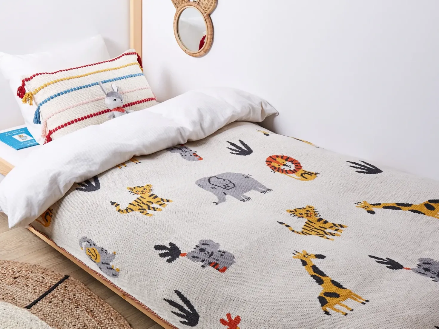 Coperta SAMEO Cotone 130 x 170 cm Multicolore