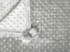Coperta SAMUR 200 x 220 cm Grigio chiaro