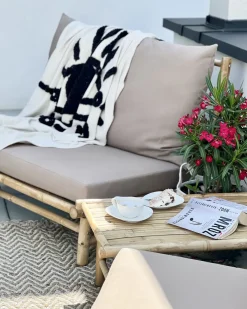 Coperta SEDIO Cotone 125 x 150 cm Bianco