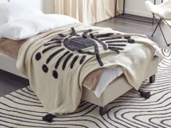 Coperta SEDIO Cotone 125 x 150 cm Bianco