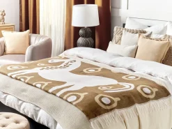 Coperta SIDDHA Tessuto 130 x 170 cm Marrone