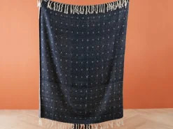 Coperta TAARI Cotone 130 x 170 cm Foglia di tè