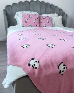 Coperta TALOKAN Cotone 130 x 170 cm Rosa