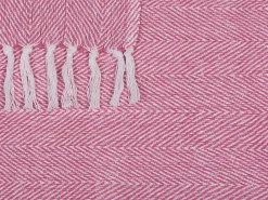 Coperta TANGIER Cotone 130 x 160 cm Rosa