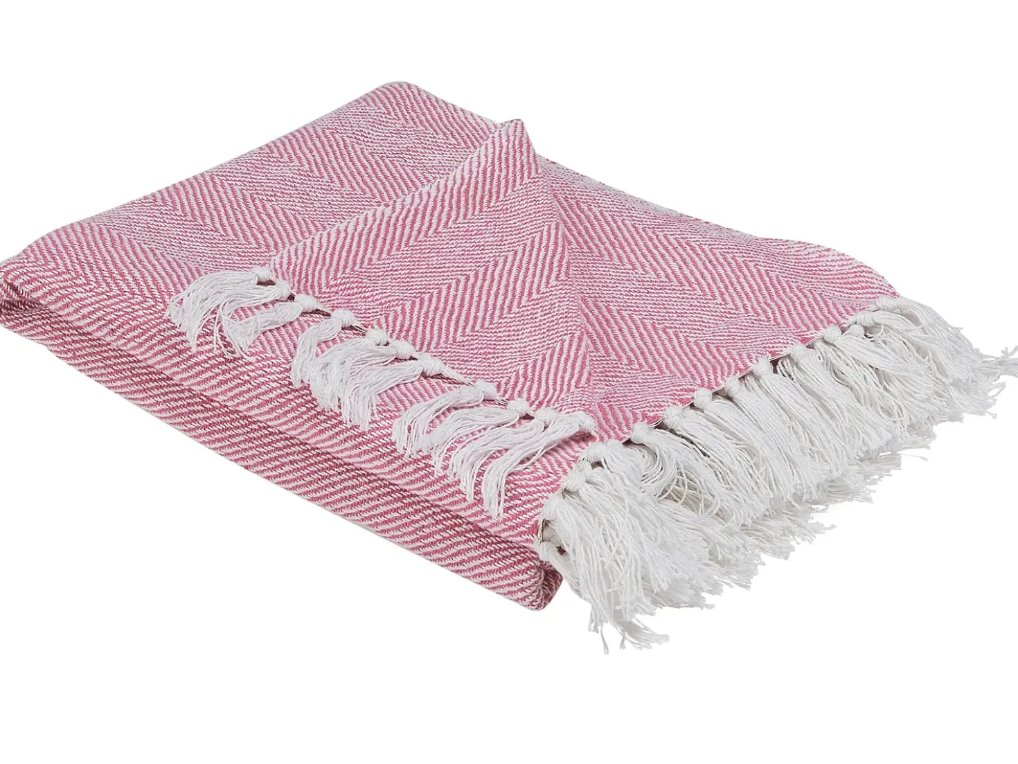 Coperta TANGIER Cotone 130 x 160 cm Rosa