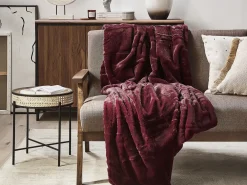 Coperta TANTAN 150 x 200 cm Bordeaux