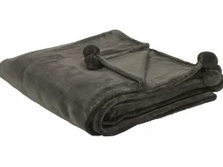 Coperta TERKE 200 x 220 cm Grigio scuro