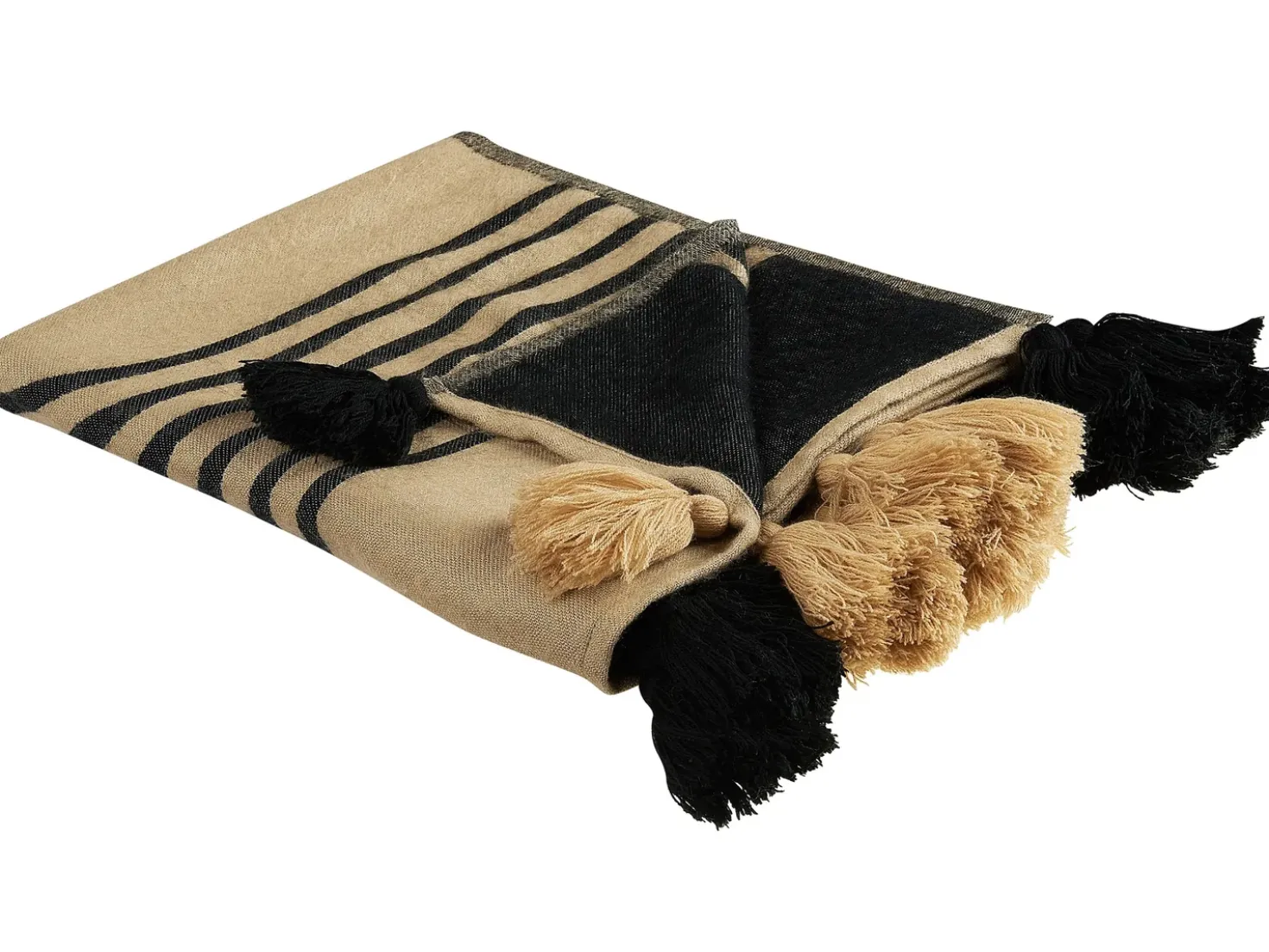 Coperta THAPREK Tessuto 130 x 170 cm Beige