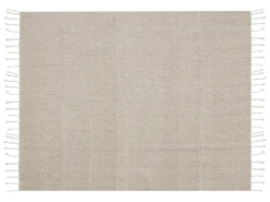 Coperta TILMI Cotone 130 x 160 cm Beige chiaro