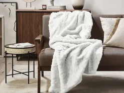 Coperta TOURZA Tessuto 180 x 220 cm Bianco