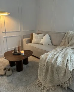 Coperta VELLA 220 x 240 cm Bianco sporco
