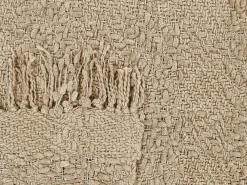 Coperta VELLA Cotone 150 x 200 cm Beige