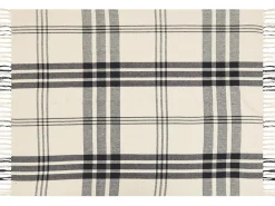 Coperta YUVALI Cotone 130 x 170 cm Bianco