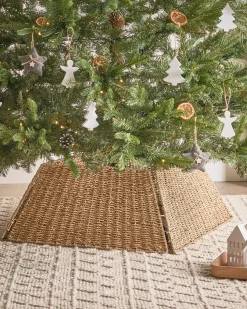 Copri base per albero di Natale MISTEL Alghe marine Naturale 59 cm