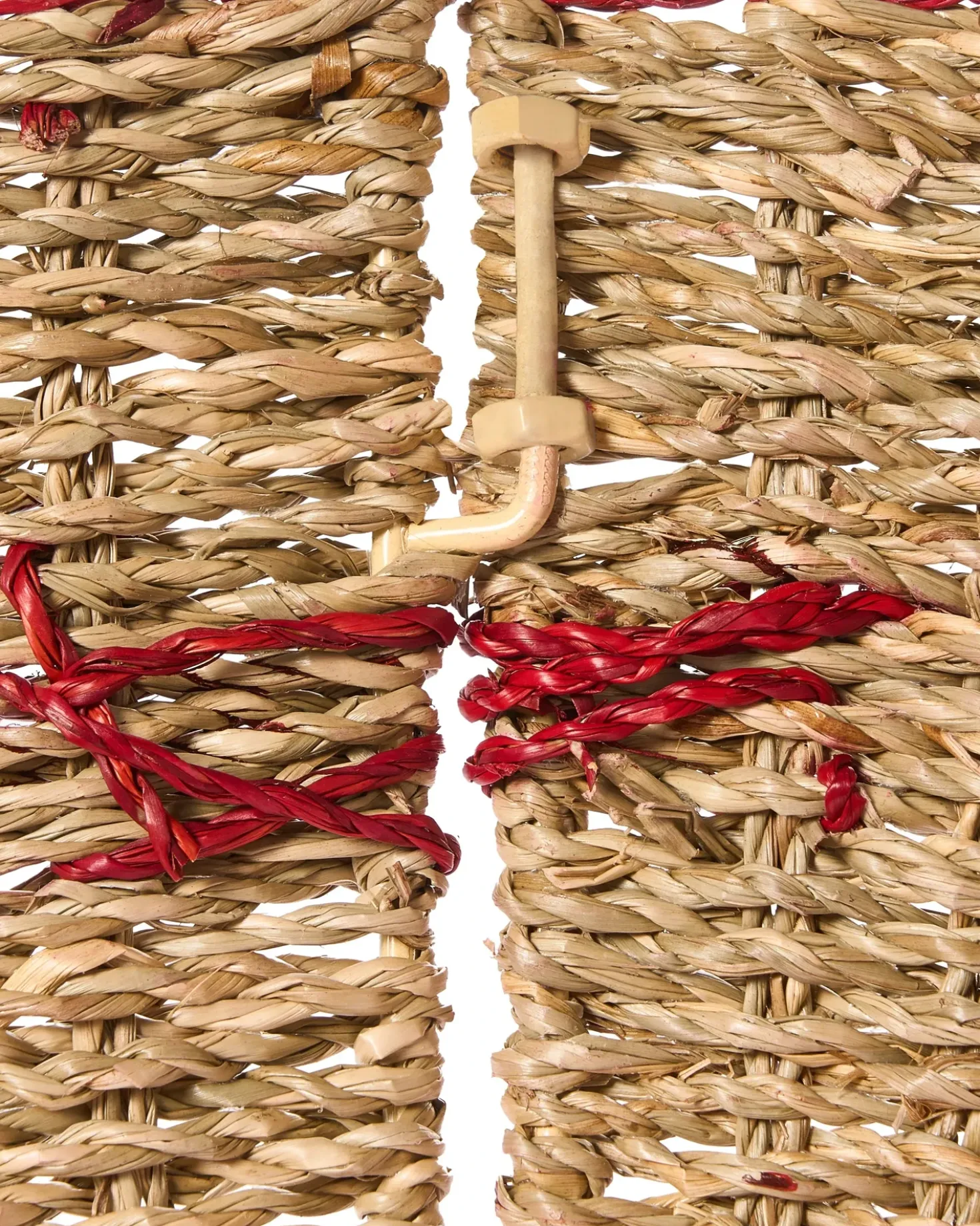 Copri base per albero di Natale HIVER Alghe marine Rosso 51 cm