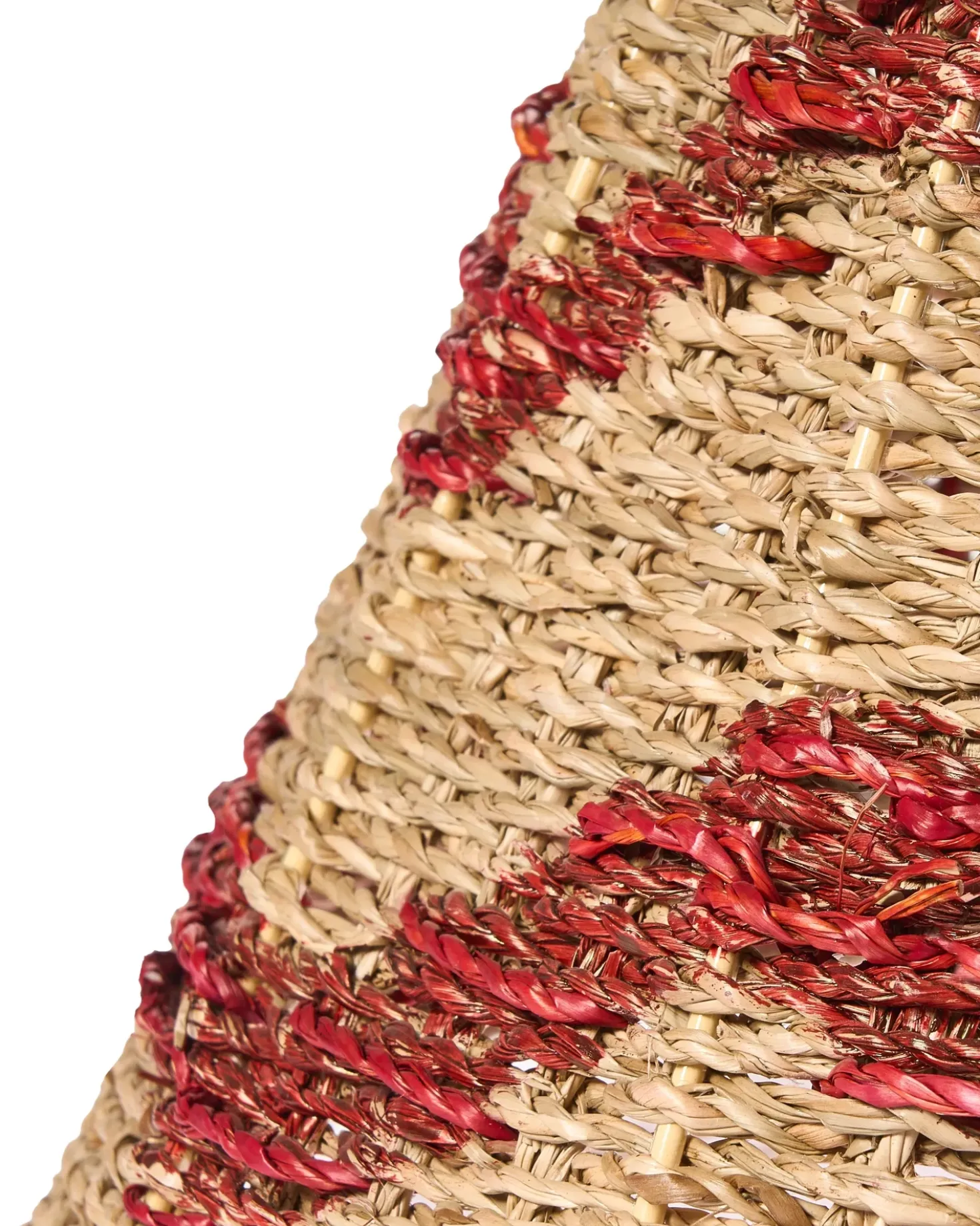 Copri base per albero di Natale HIVER Alghe marine Rosso 51 cm