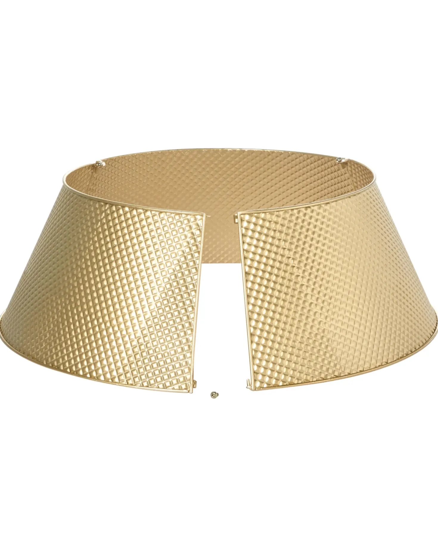 Copri base per albero di Natale LAPUA Ferro Oro 64 cm