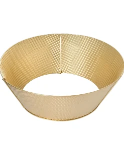 Copri base per albero di Natale LAPUA Ferro Oro 64 cm