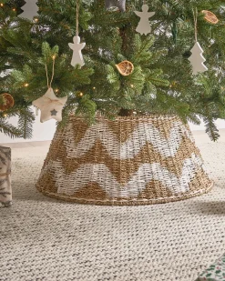 Copri base per albero di Natale HIVER Alghe marine Naturale 60 cm