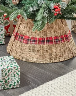 Copri base per albero di Natale MARCHE Alghe marine Naturale 50 cm