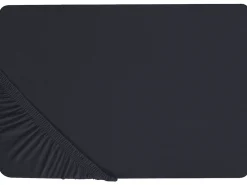 Coprimaterasso elasticizzato JANBU Cotone 200 x 200 cm Nero