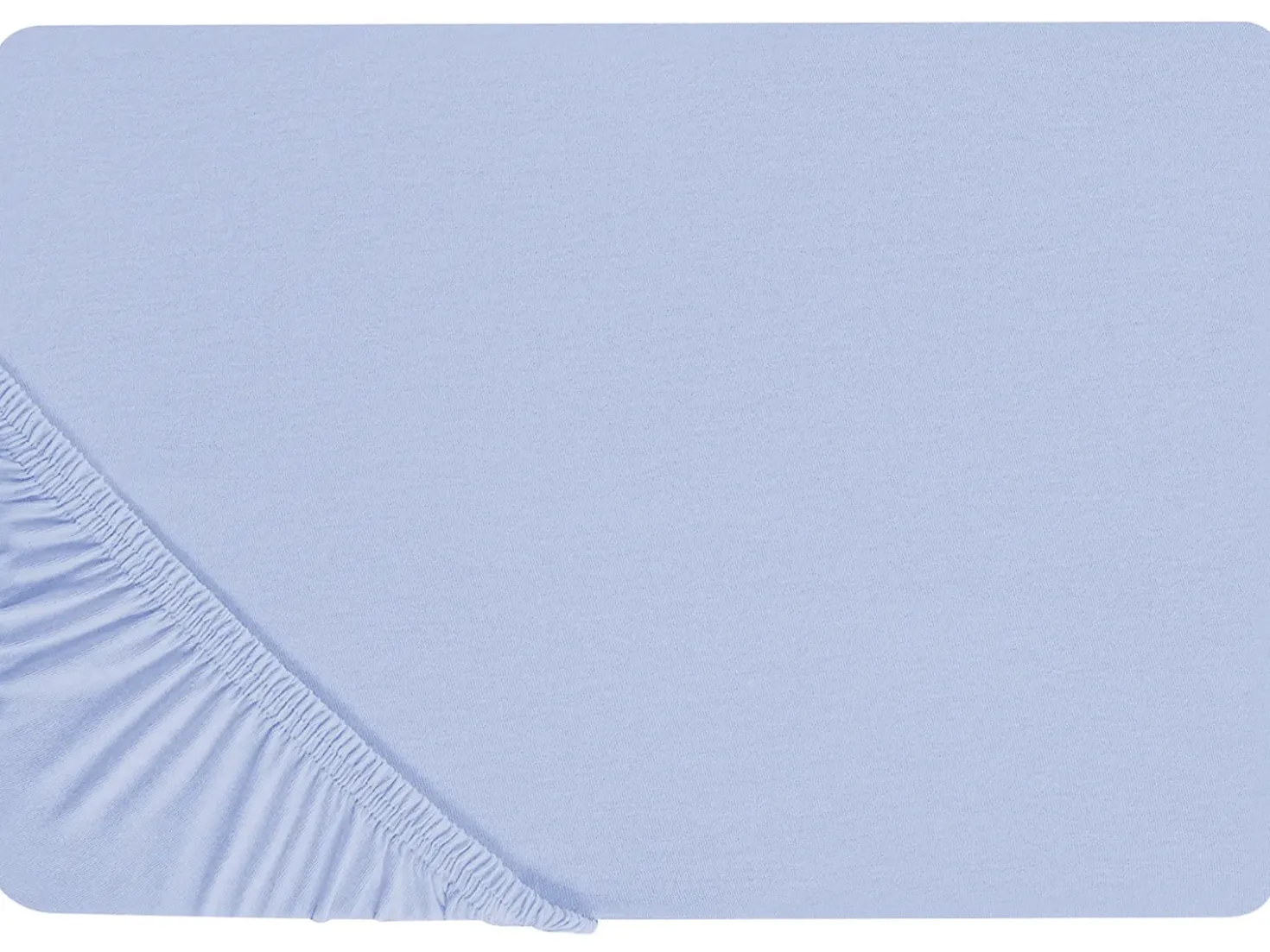 Coprimaterasso elasticizzato JANBU Cotone 200 x 200 cm Azzurro