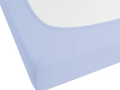 Coprimaterasso elasticizzato JANBU Cotone 200 x 200 cm Azzurro
