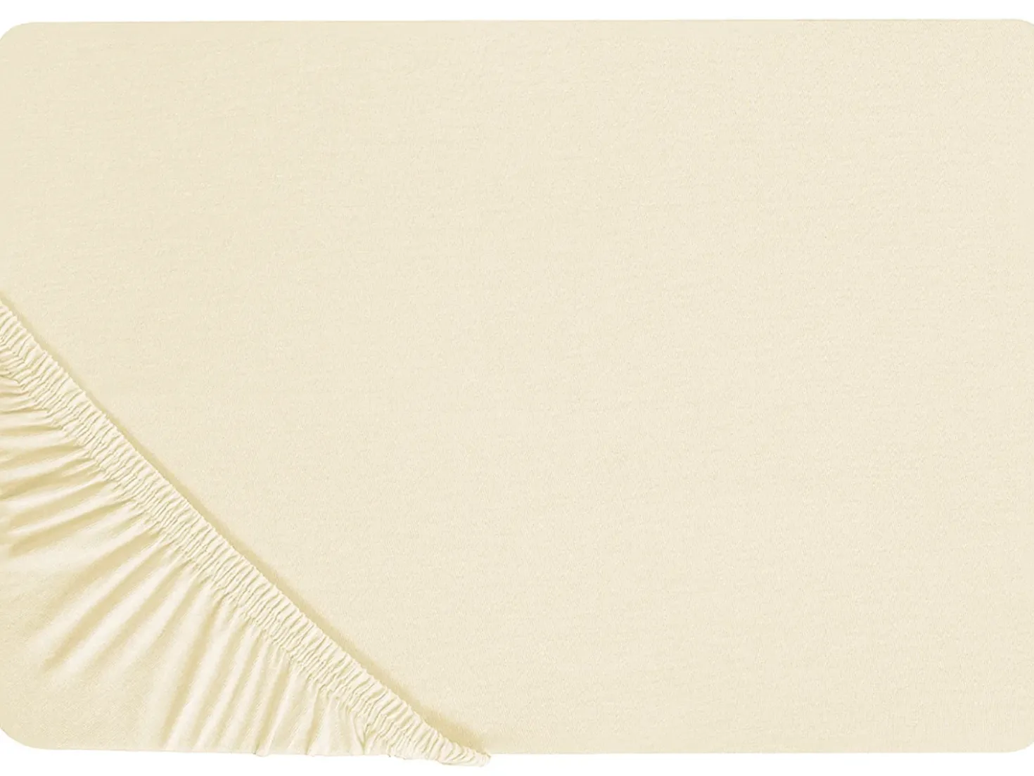 Coprimaterasso elasticizzato JANBU Cotone 200 x 200 cm Giallo