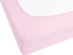 Coprimaterasso elasticizzato JANBU Cotone 200 x 200 cm Rosa pastello