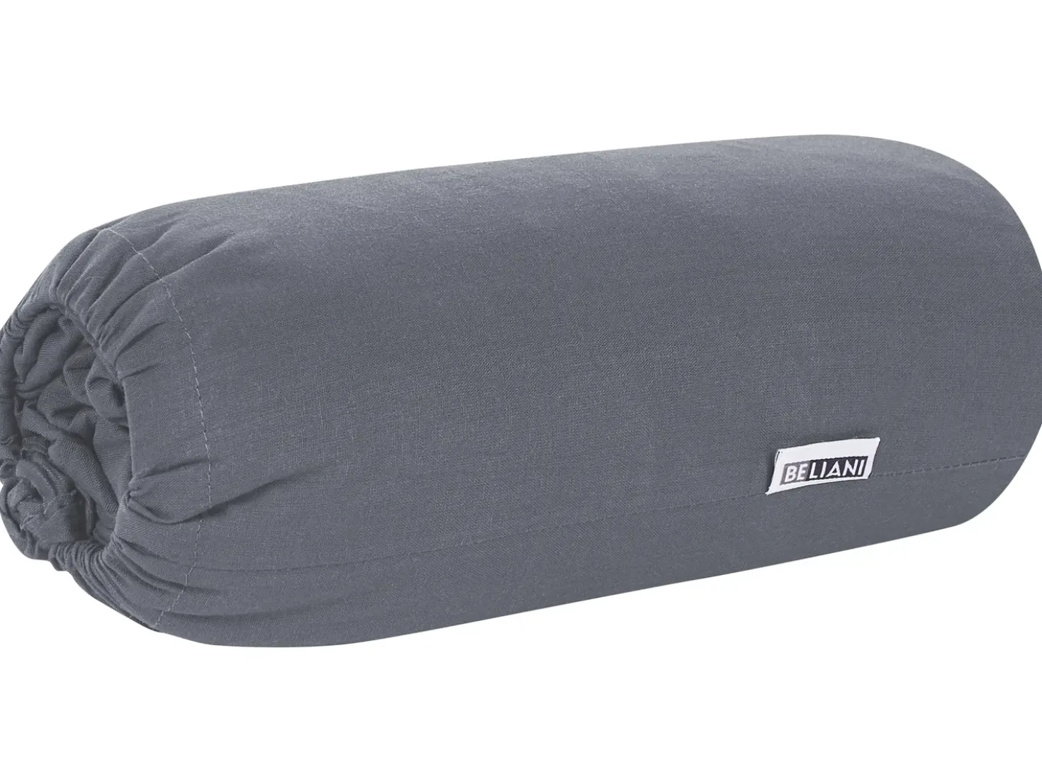 Coprimaterasso elasticizzato JANBU Cotone 200 x 200 cm Grigio scuro