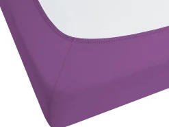 Coprimaterasso elasticizzato JANBU Cotone 200 x 200 cm Viola