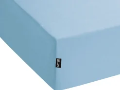 Coprimaterasso elasticizzato HOFUF Cotone 90 x 200 cm Azzurro