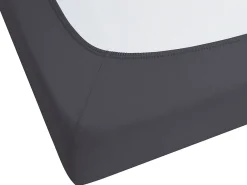Coprimaterasso elasticizzato HOFUF Cotone 200 x 200 cm Nero
