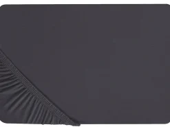 Coprimaterasso elasticizzato HOFUF Cotone 200 x 200 cm Nero