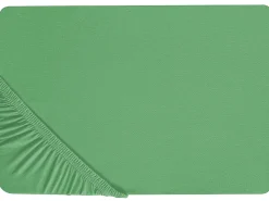 Coprimaterasso elasticizzato JANBU Cotone 200 x 200 cm Verde